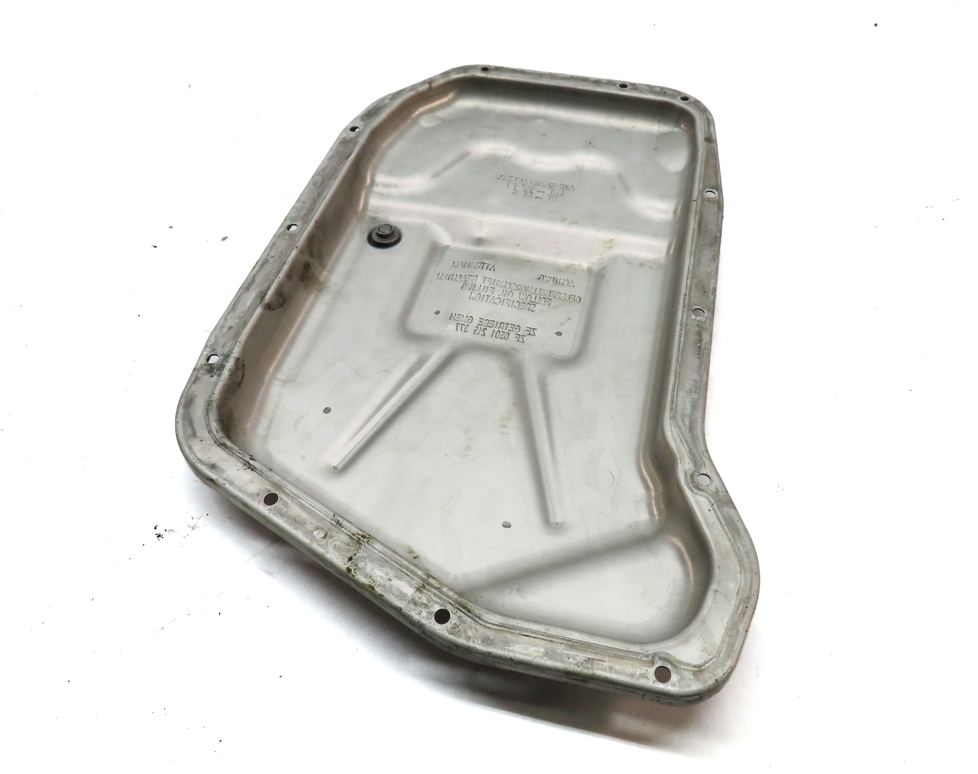 11-18 AUDI A4 A5 A6 A7 A8 Q5 S7 S8 (B8 8K C6 D4 4H 8T 8R) TRANSMISSION OIL PAN — exact item pictured